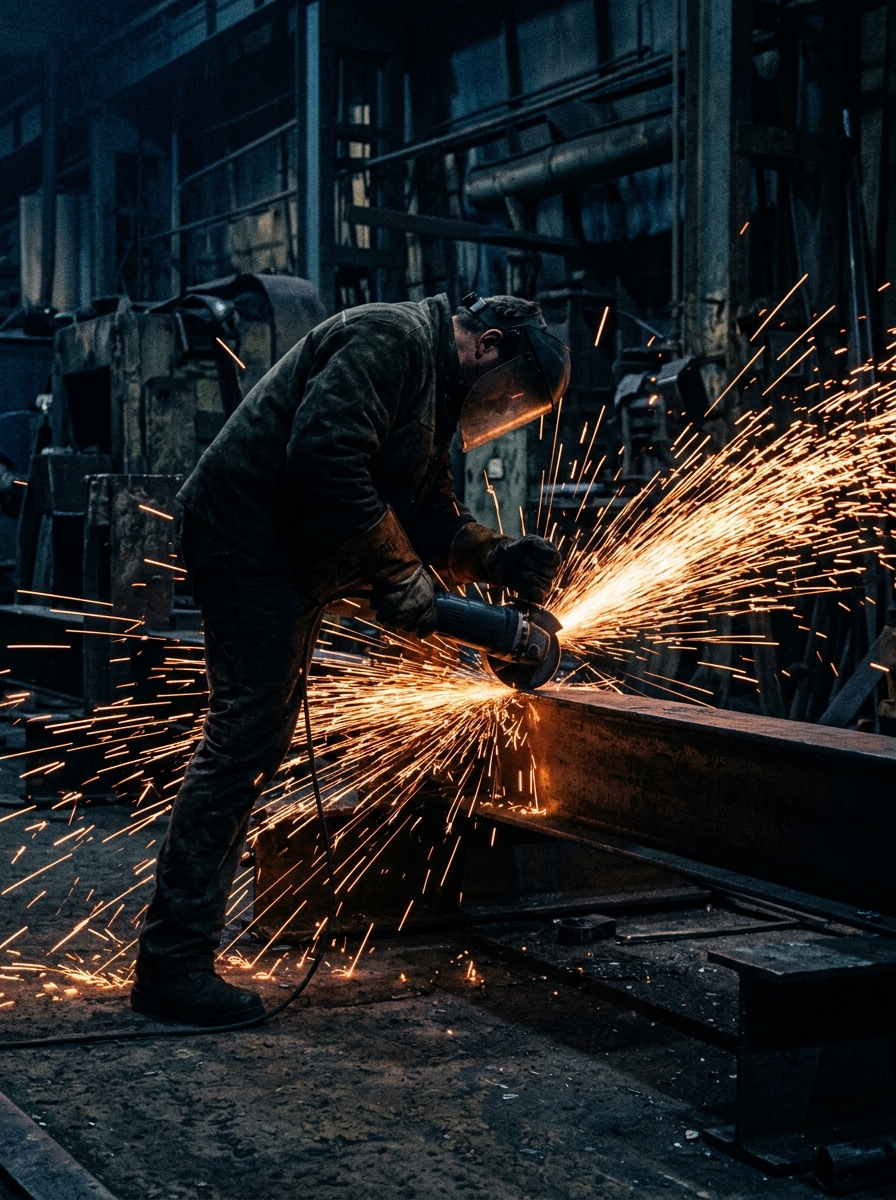 Metal fabrication at STCC workshop